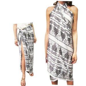Sachin + Babi New Black & White Sarong